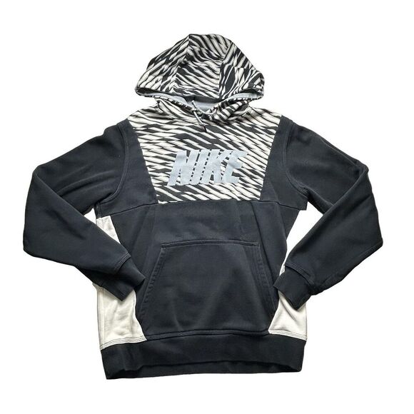 Nike Mens Color Block Club black and white Size Medium - Picture 1 of 7